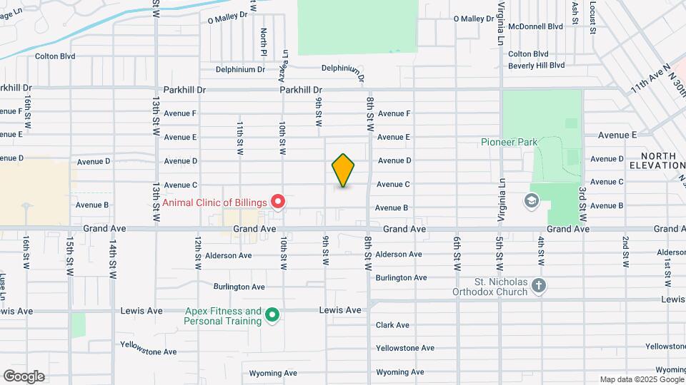 822 Avenue C Map and Location Details