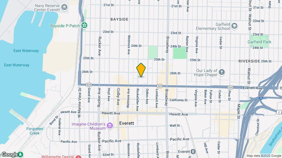 2617 Rockefeller Ave Map and Location Details