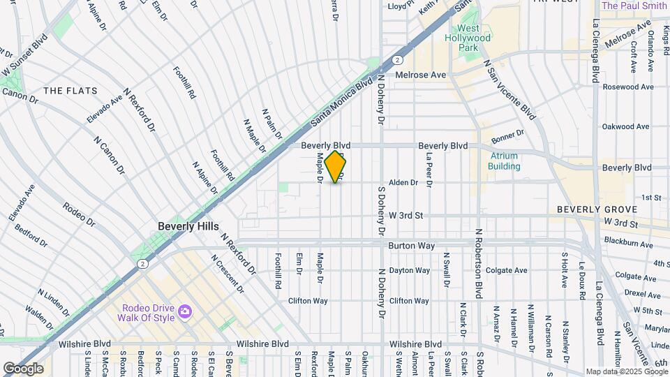 349 N Palm Dr Map and Location Details