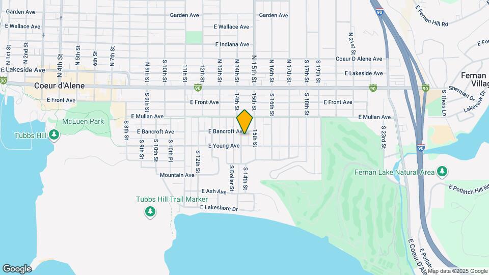 406 S 14th St Map and Location Details