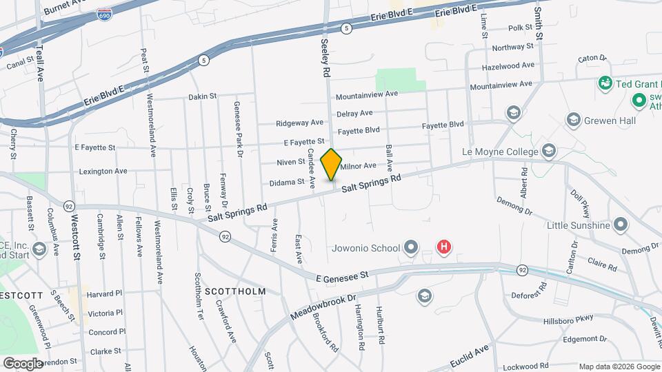 721 Salt Springs Rd Map and Location Details