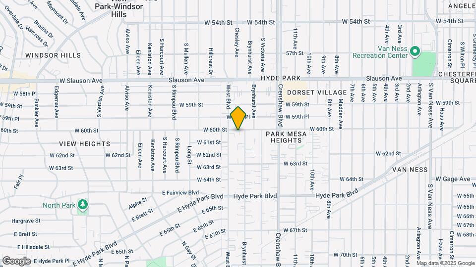 3536 W 60th St Map and Location Details