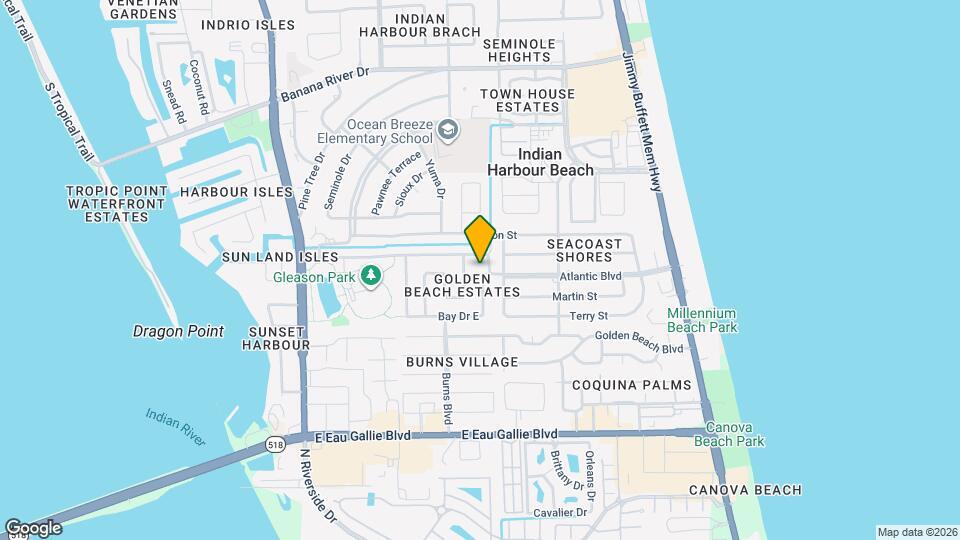 1172 Bay Dr E Mapa y Detalles de la Ubicación