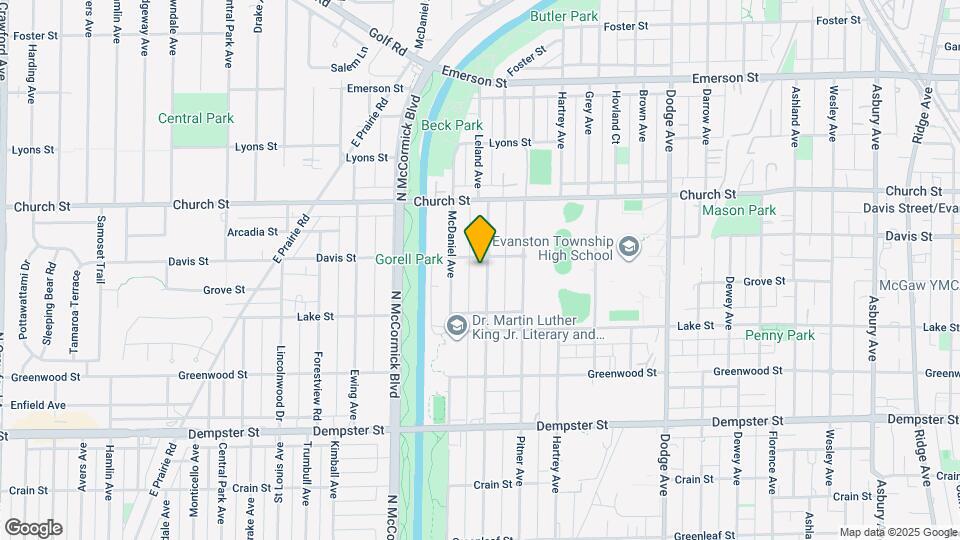 1538 Fowler Ave Map and Location Details