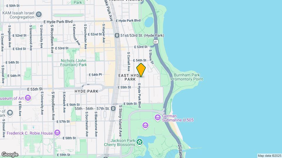 5471 S Hyde Park Blvd Map and Location Details