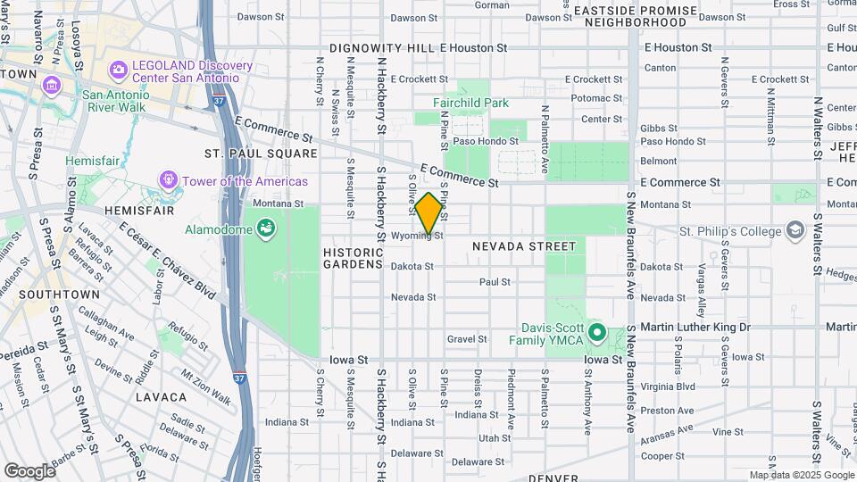 1118 Wyoming St Map and Location Details