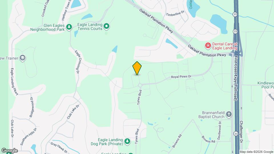 578 Tynes Blvd Map and Location Details