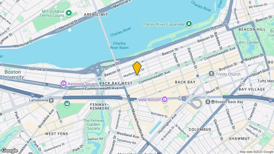 377 Commonwealth Avenue Map and Location Details