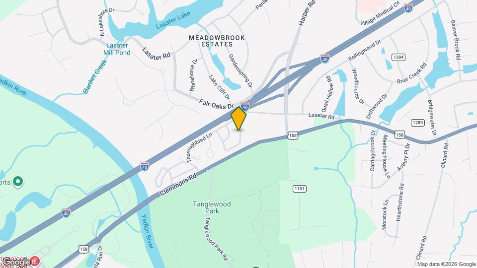 3941 Westridge Meadow Circle Clemmons, NC 27012 Mapa y Detalles de la Ubicación