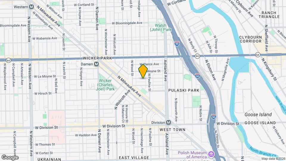 1721 W Julian St, Unit 1 Map and Location Details