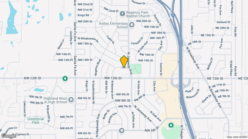 1440 N Norman Ave Map and Location Details