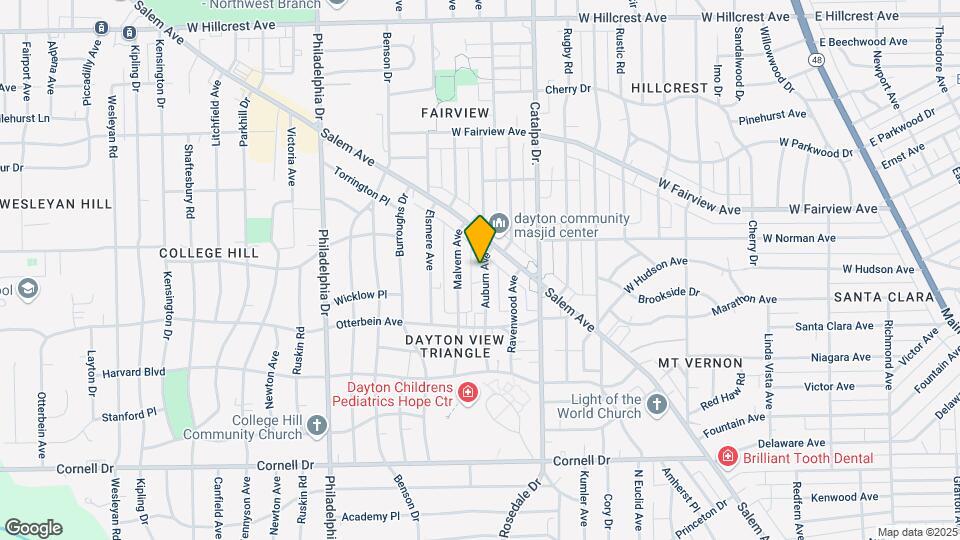 1923 Auburn Ave Mapa y Detalles de la Ubicación