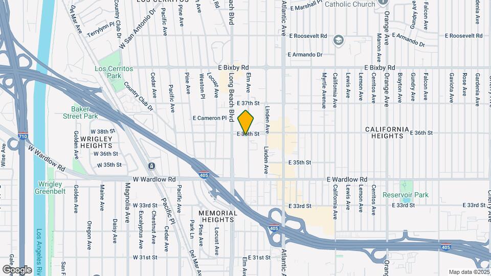 3595 Elm Ave Map and Location Details