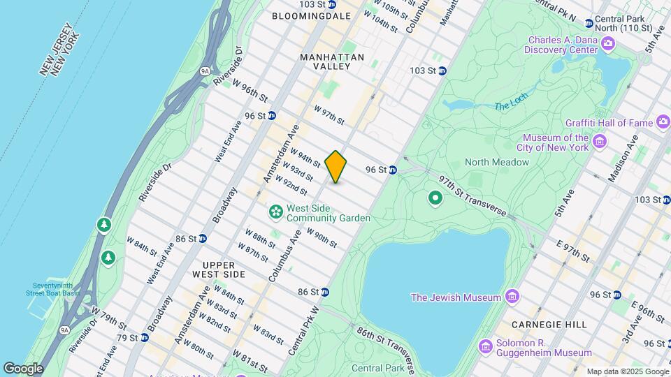 57 W 93rd St Map and Location Details