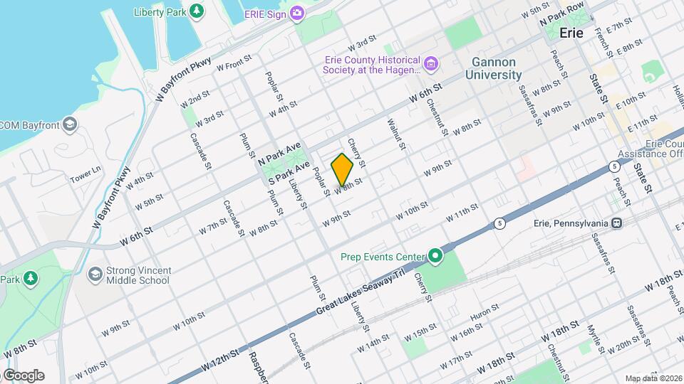 645 W 8th St, Unit 645 West 8th Street Map and Location Details
