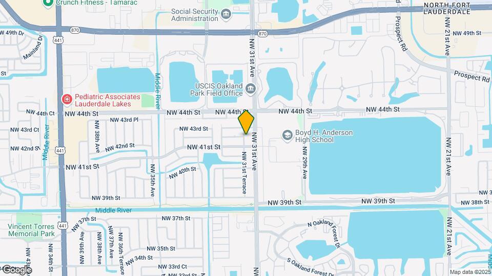 4200 NW 31st Terrace Map and Location Details