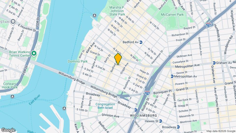 188 Grand St Map and Location Details