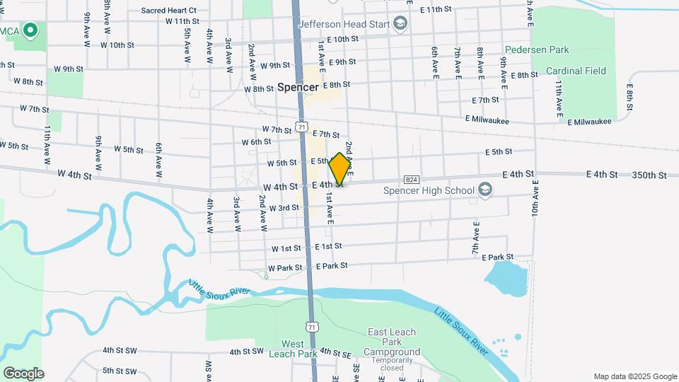 Spencer School Apartments Mapa y Detalles de la Ubicación