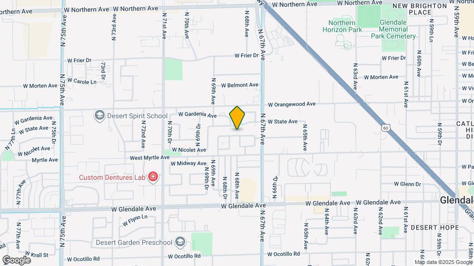 6744 W Northview Ave Map and Location Details