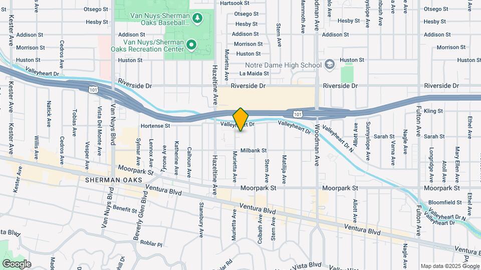 4532 Murietta Ave Map and Location Details