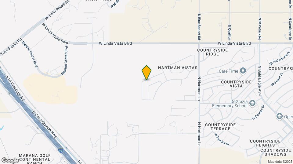 5747 W King Snake Dr Map and Location Details