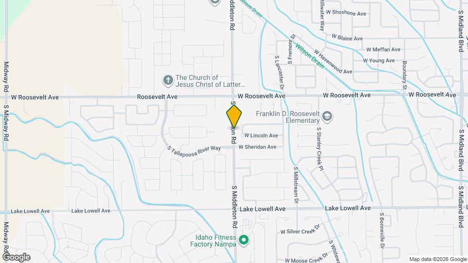 202 S Middleton Rd Map and Location Details