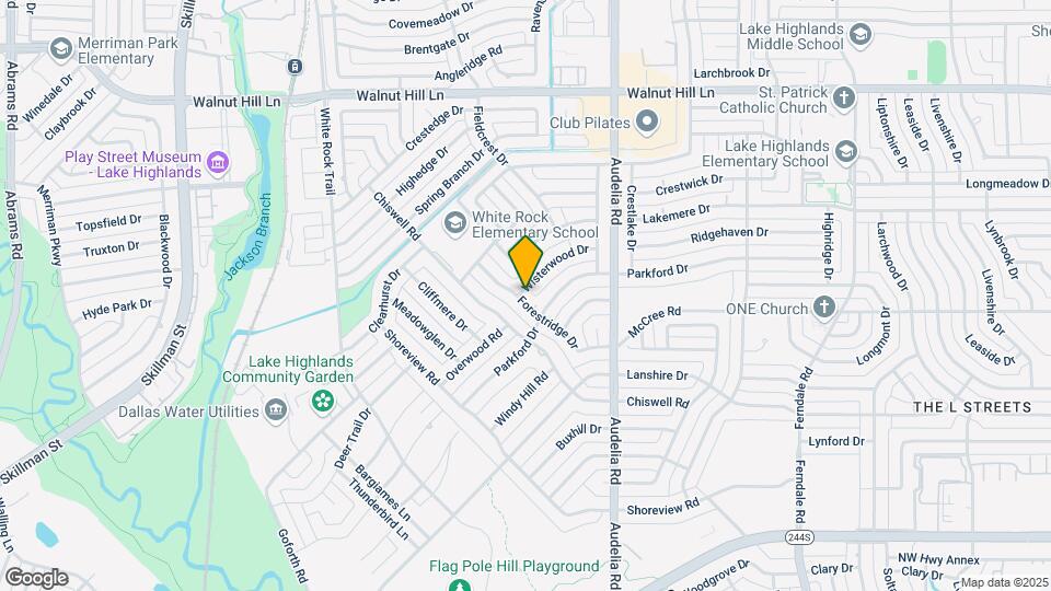 9401 Forestridge Dr Map and Location Details