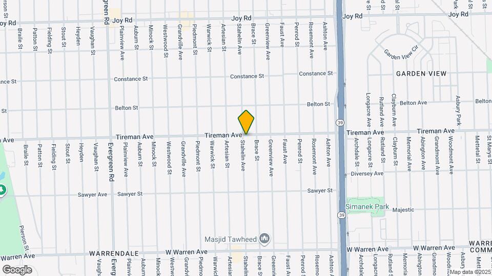 7834 Stahelin Ave Map and Location Details