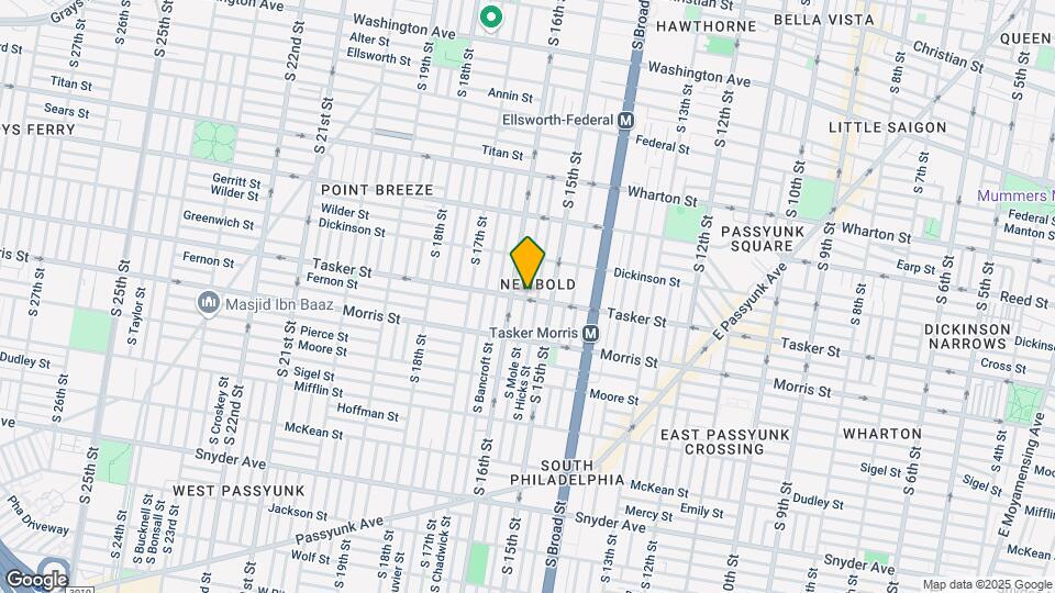 1525 Tasker St Map and Location Details