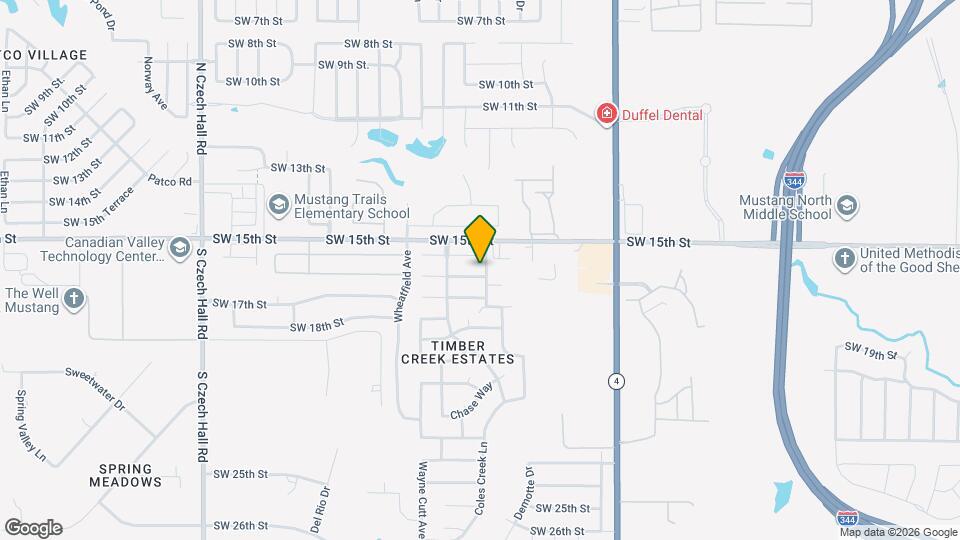 10621 SW 17th St Map and Location Details