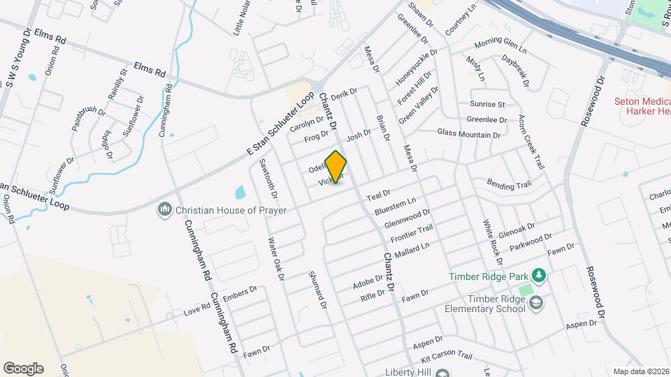 4205 Pepper Mill Hollow Map and Location Details