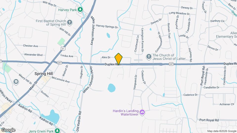 1404 Weston Ln Mapa y Detalles de la Ubicación