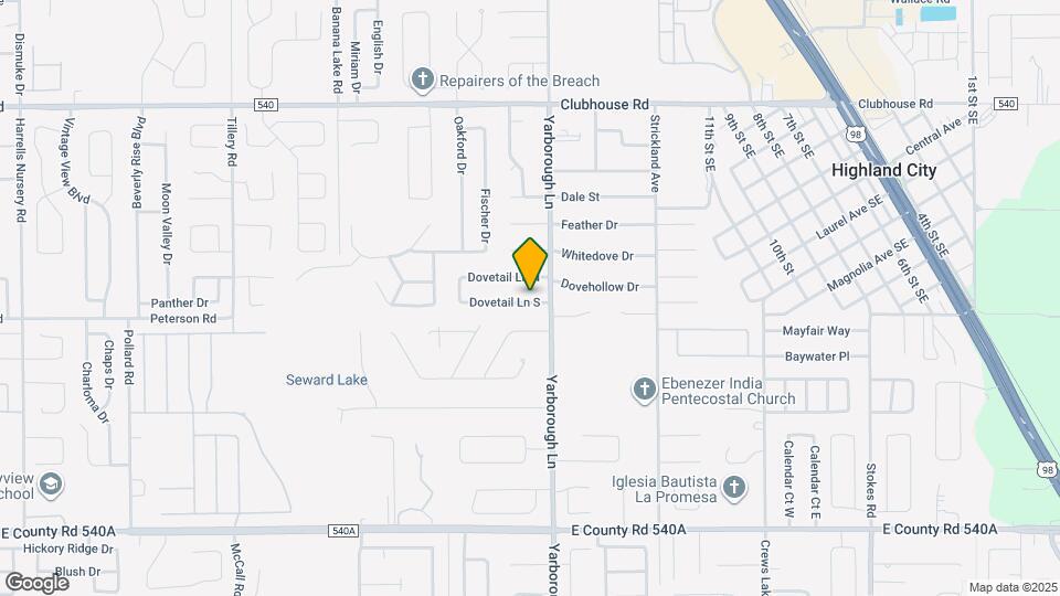 3638 Dovetail Ln S Map and Location Details