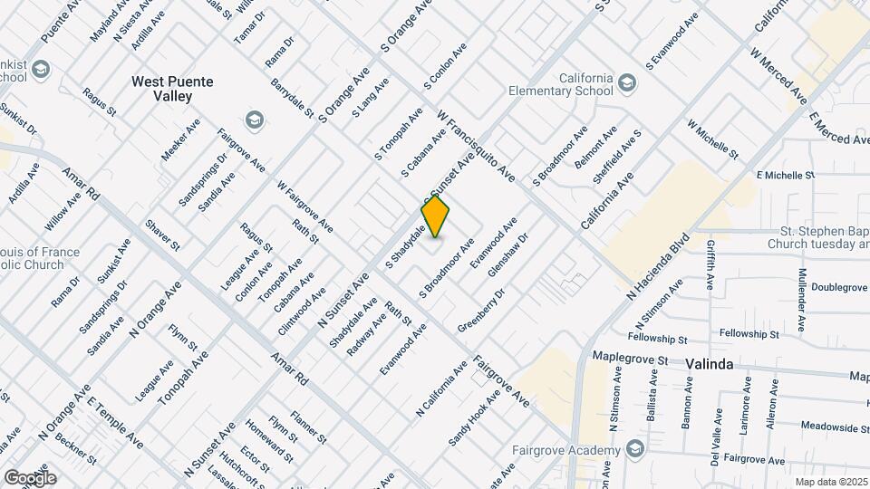 1843 S Radway Ave Map and Location Details