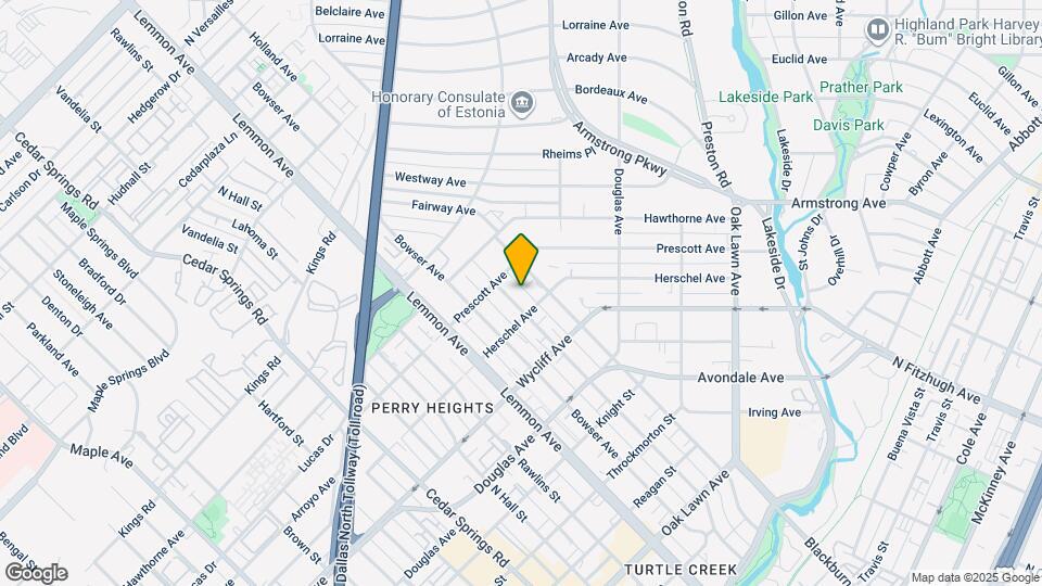 4418 Holland Ave Map and Location Details