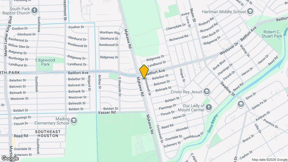 6520 Crosswell St Map and Location Details