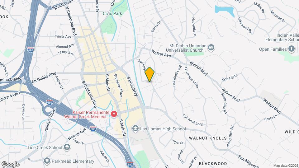 1807 San Miguel Dr Map and Location Details