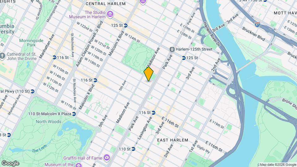 77 E 119th St, Unit East 119th Map and Location Details