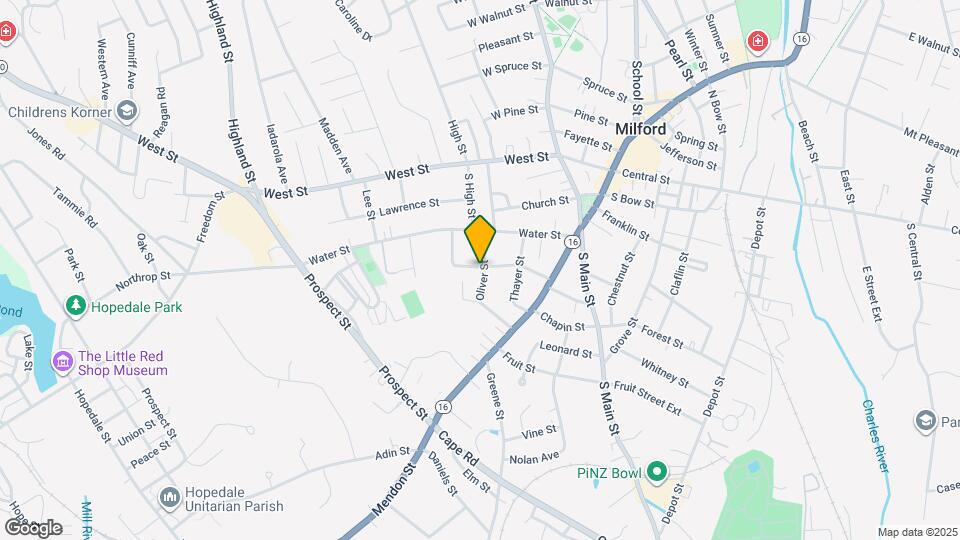 19 Oliver St Map and Location Details