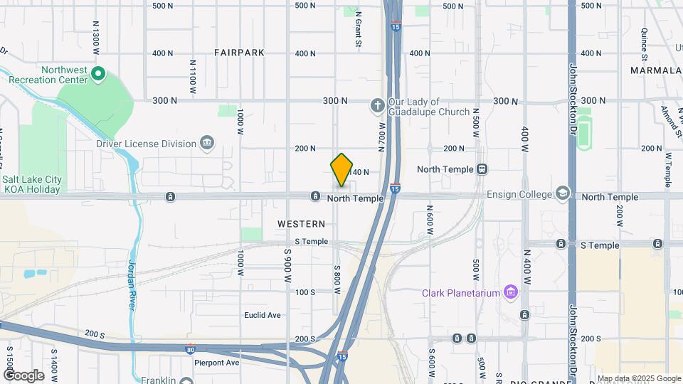 776 W North Temple St, Unit 776 W. North Temple St.# B Map and Location Details