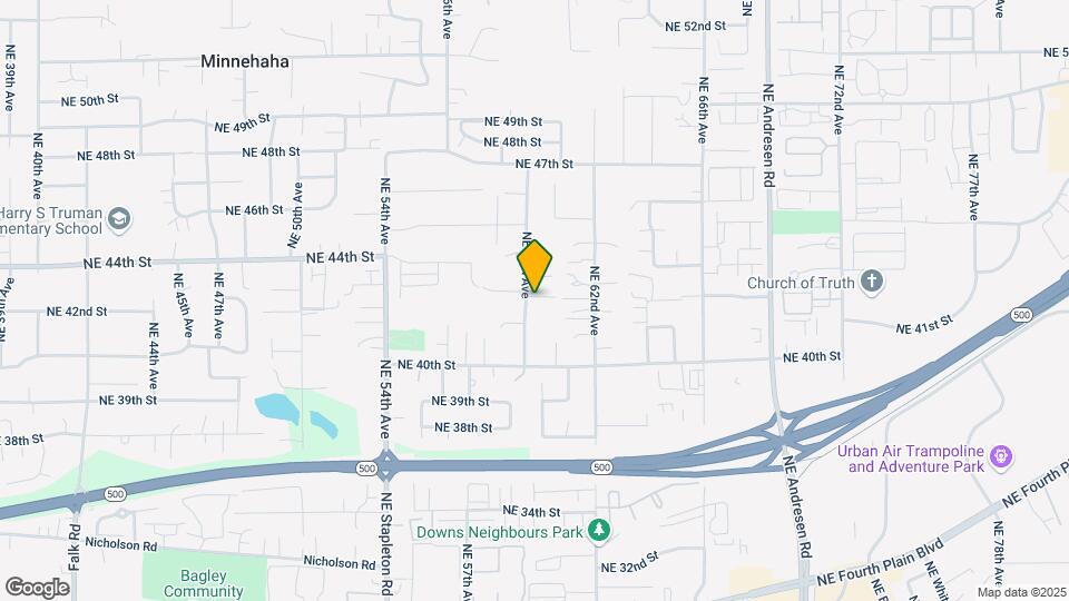 4207 NE 59th Ave Map and Location Details