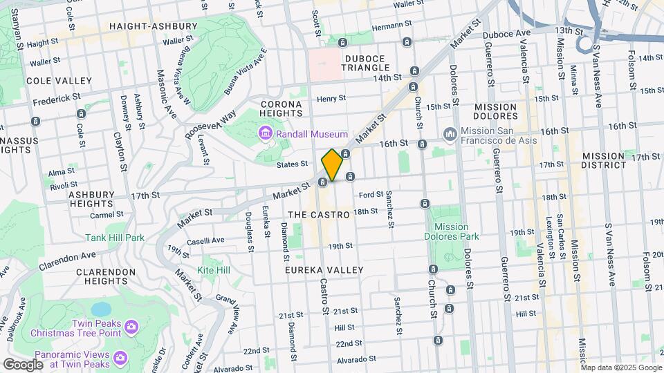 3961 17th St Map and Location Details