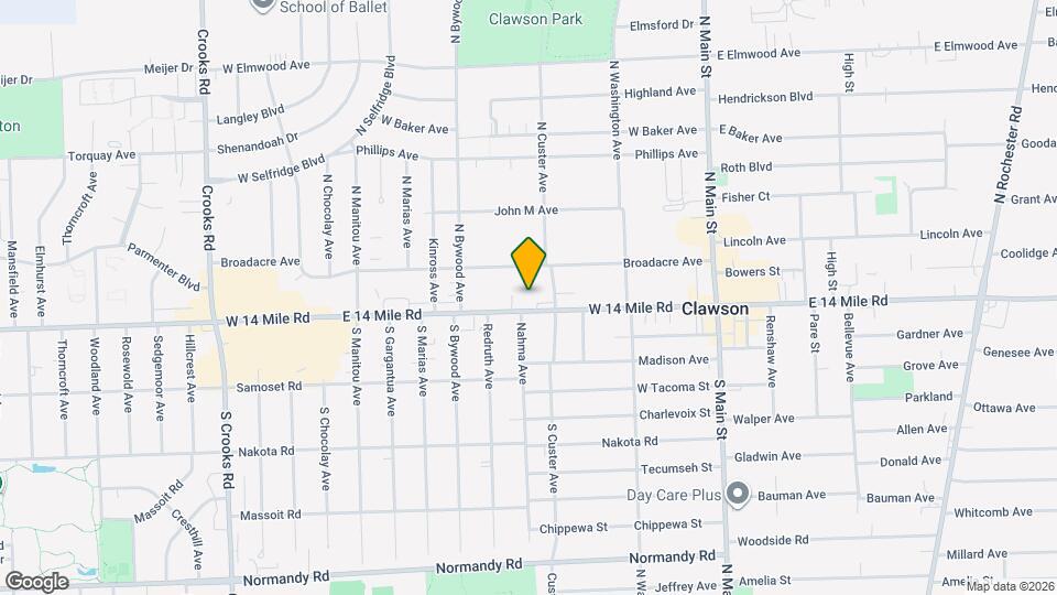 14 Mile Apartments Mapa y Detalles de la Ubicación