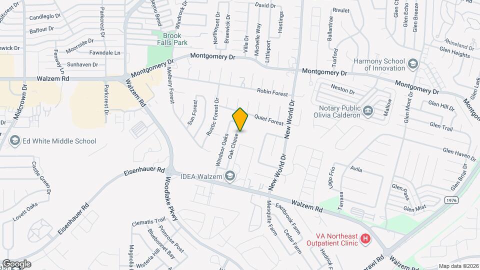 7636 Oak Chase Map and Location Details