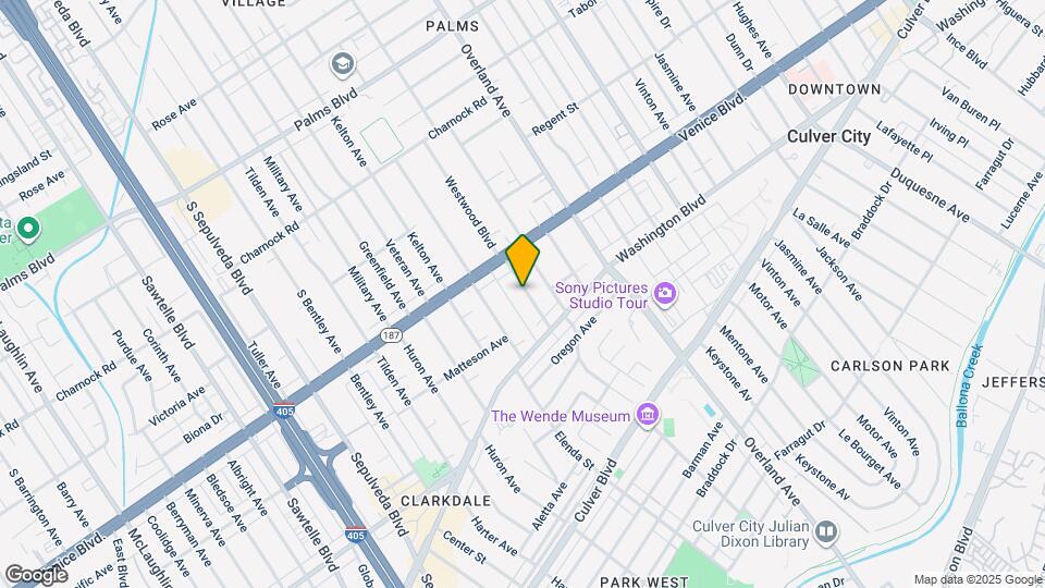 3841 Westwood Blvd, Unit 3841 Map and Location Details