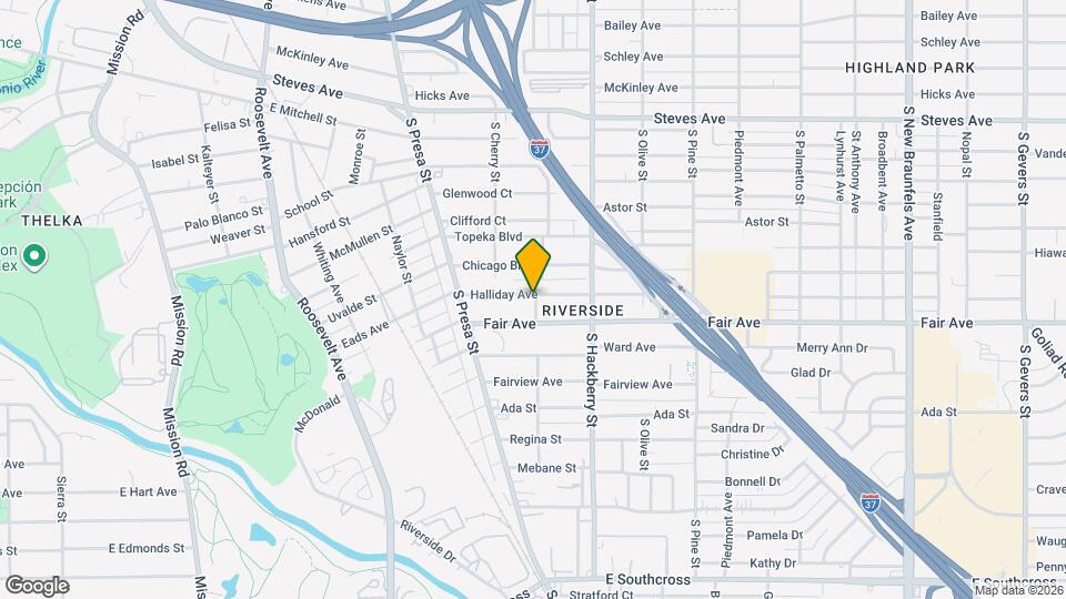 168 Halliday Ave Map and Location Details