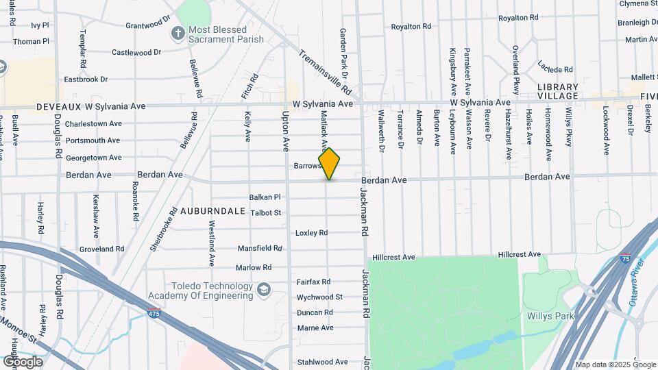 1759 Berdan Ave Map and Location Details