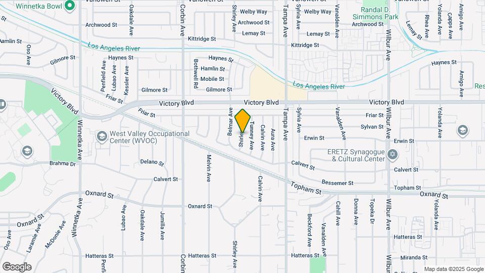 6246 Shirley Ave Map and Location Details