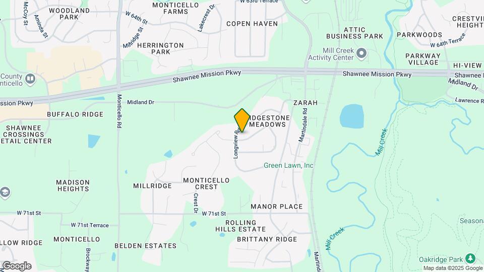 20924 W 68th St Map and Location Details