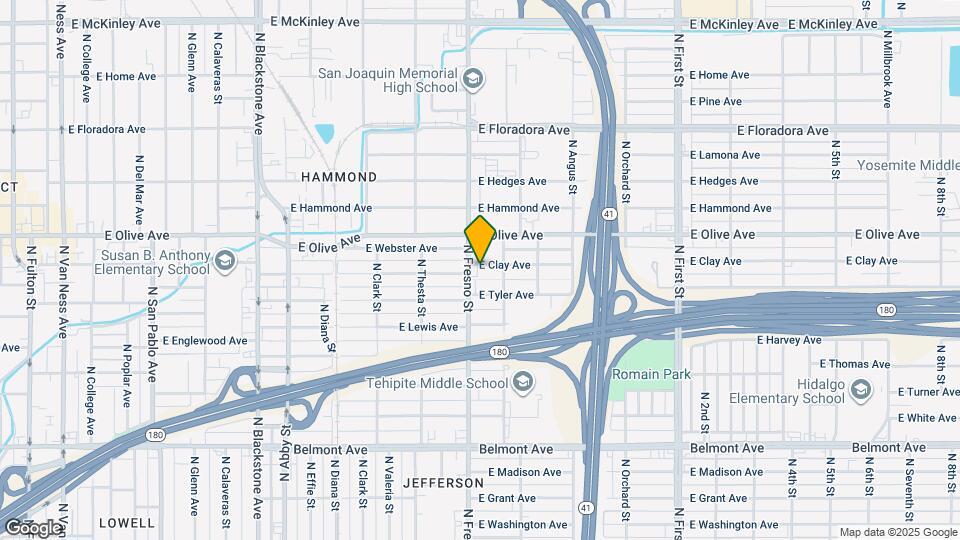 2516 E Clay Ave Map and Location Details